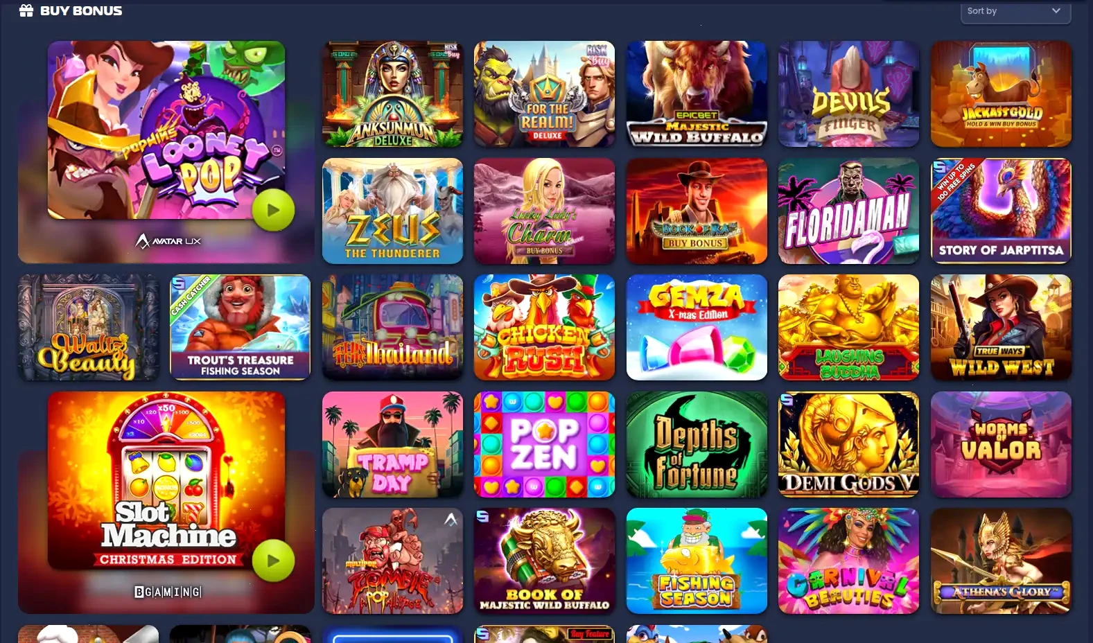 Interface d'accès rapide Julius Casino sur mobile et desktop